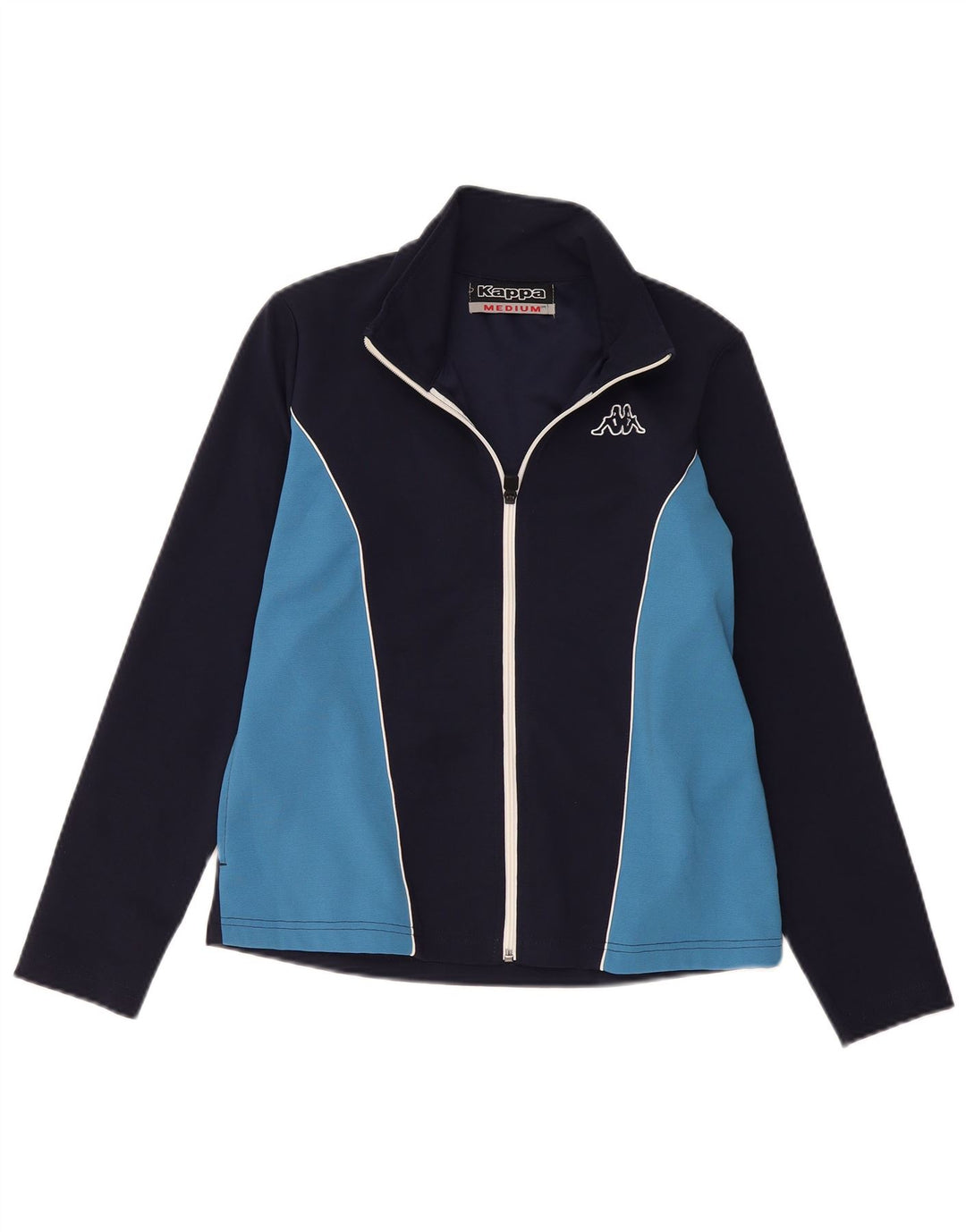 KAPPA Chaqueta de chándal para mujer UK 40 Medium Azul marino Colorblock