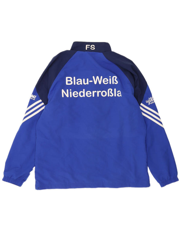Adidas Hombre Graphic Chándal Top Chaqueta XL Azul Colorblock Poliéster