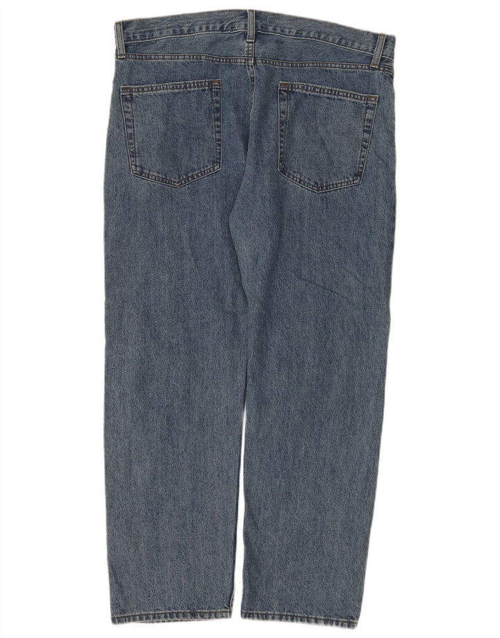 Marks & Spencer Jeans rectos para hombre W38 L29 Algodón azul
