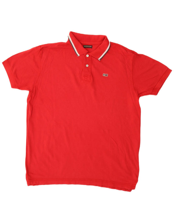 NAPAPIJRI Polo para hombre 2XL Algodón rojo