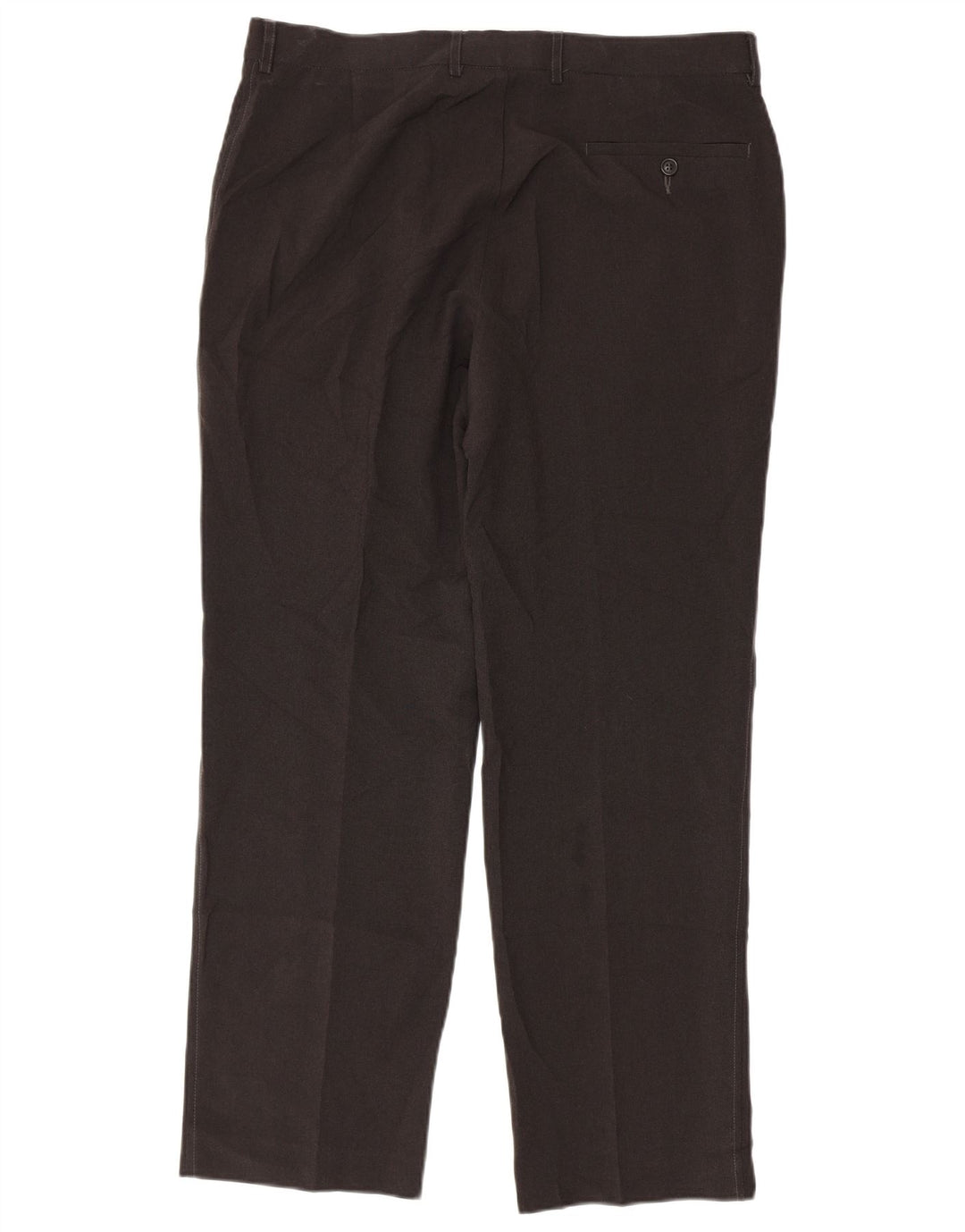 Marks & Spencer Pantalón chino recto para hombre W36 L31 Poliéster gris