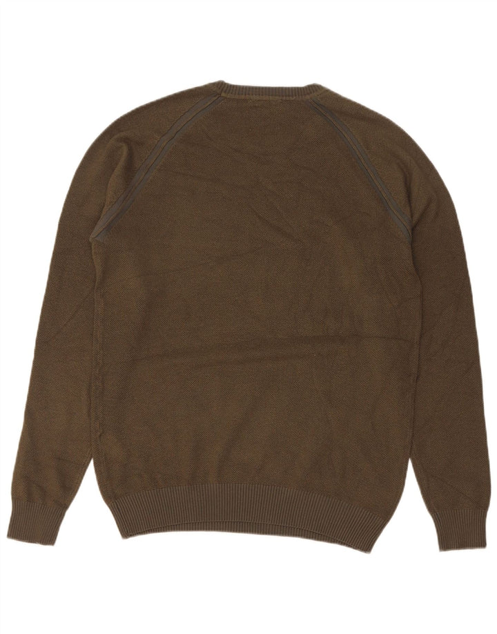 Liu Jo Jersey con Cuello Redondo para Hombre, Viscosa Caqui, Grande