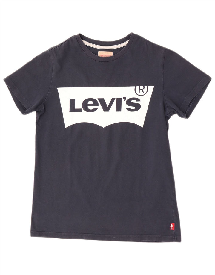 Camiseta Levi's Regular Graphic para niño 13-14 años Logotipo azul marino