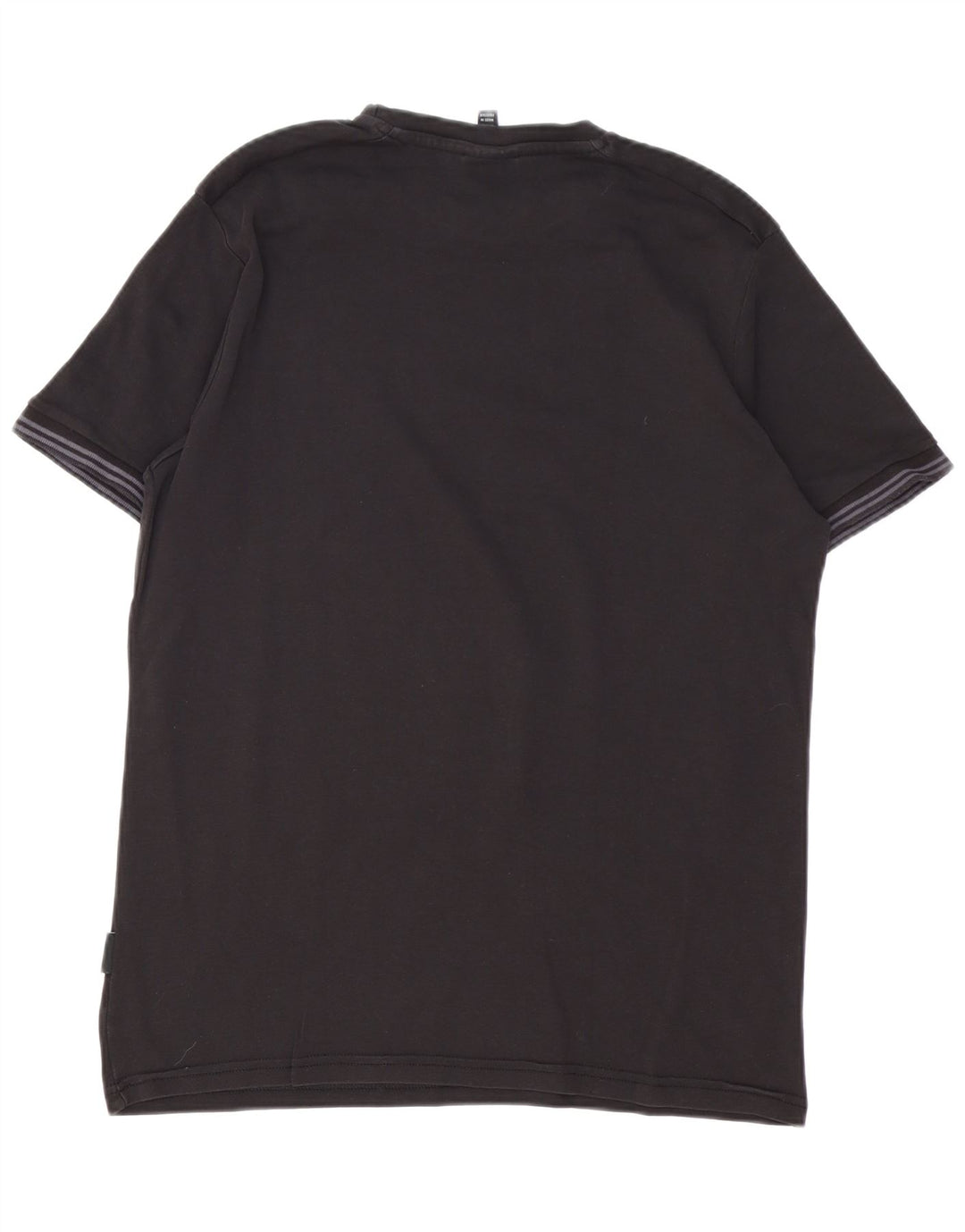 ELLESSE Hombre Camiseta Top Medium Negro