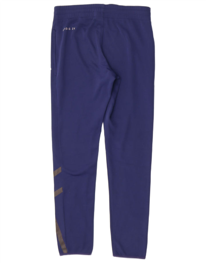 ADIDAS Mens Tracksuit Trousers Medium  Blue Polyester
