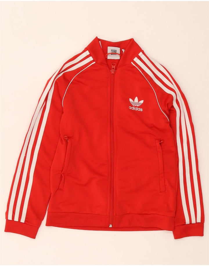 Adidas Chaqueta Chándal Niña 7-8 Años Rojo Poliéster