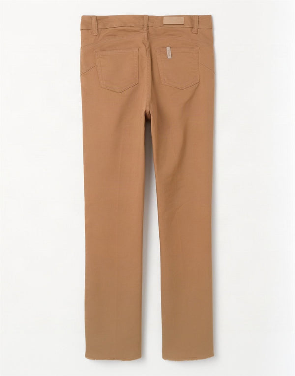 Pantalón De Traje Liu Jo Mujer W28 L26 Algodón Marrón