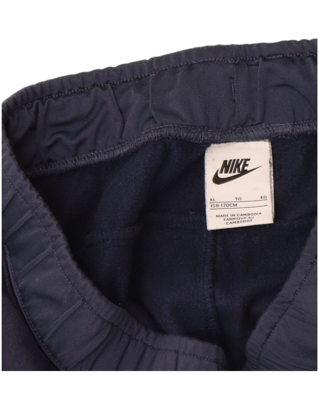 NIKE Pantalones de chándal para niño Joggers 13-14 años XL Azul Marino Colorblock