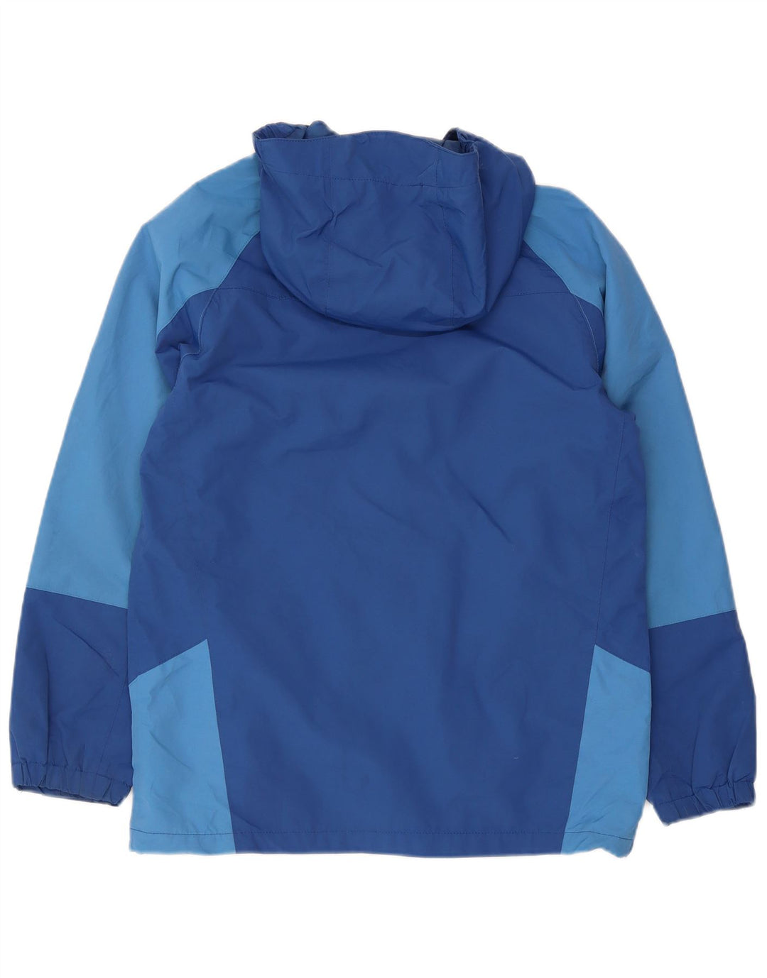 Berghaus Chubasquero con capucha para niños 12-13 años Azul Colorblock Poliamida