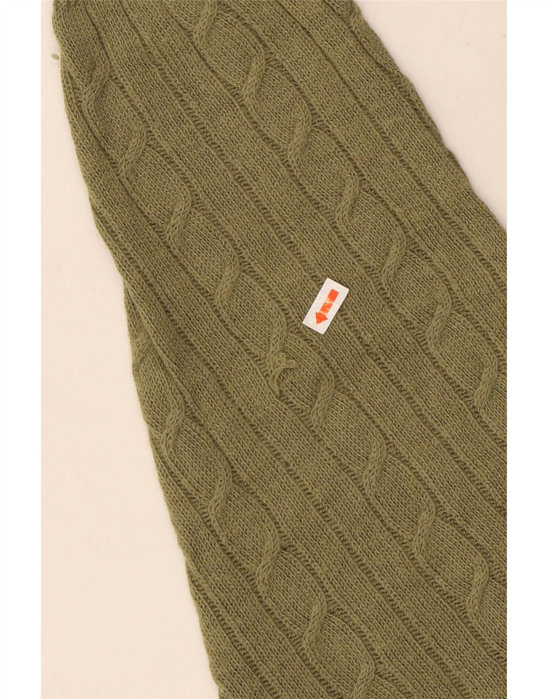 VINTAGE Hombres V-Cuello Jumper Suéter Grande Caqui