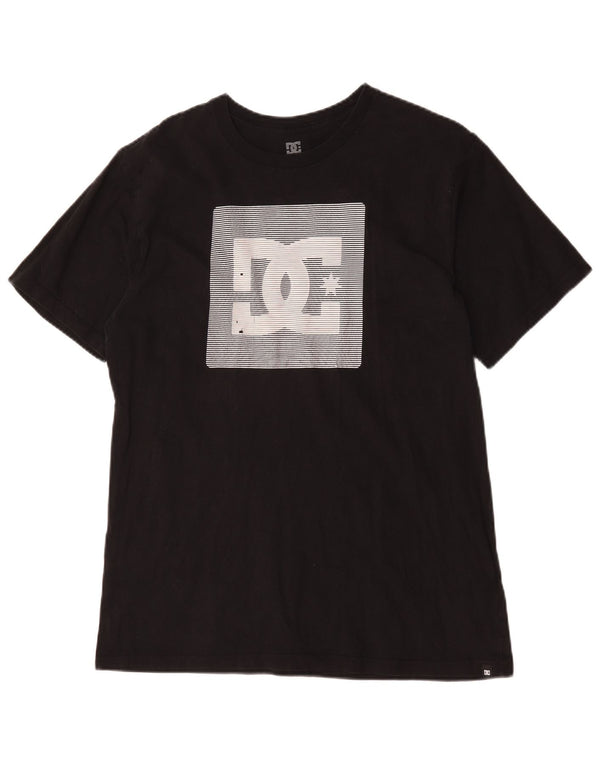 DC Camiseta gráfica para hombre Top XL Algodón negro