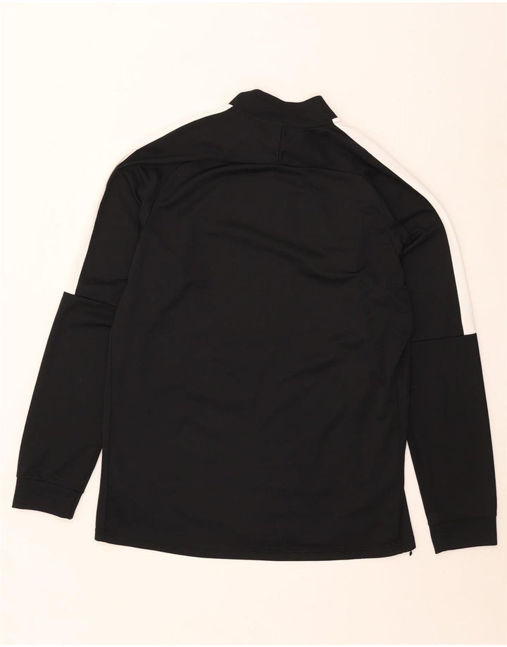 Nike Hombre Dri Fit Chándal Top Chaqueta XL Negro Colorblock Poliéster