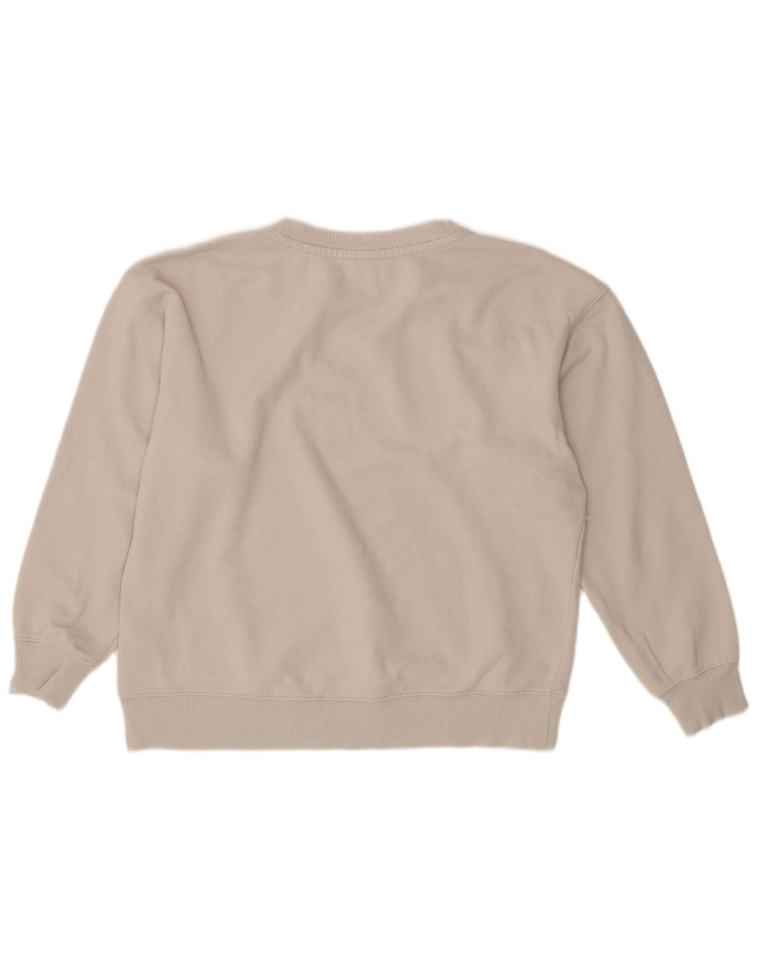 CALVIN KLEIN Womens Performance Sweatshirt Jumper UK 14 Medium Off White