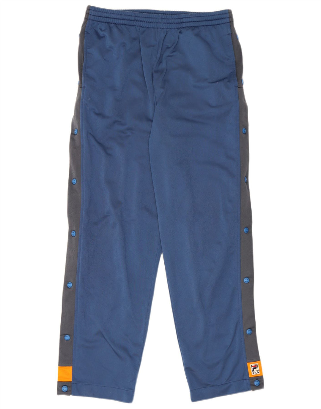 Fila Hombre Pantalones De Chándal Poliéster Color Block Azul Medio