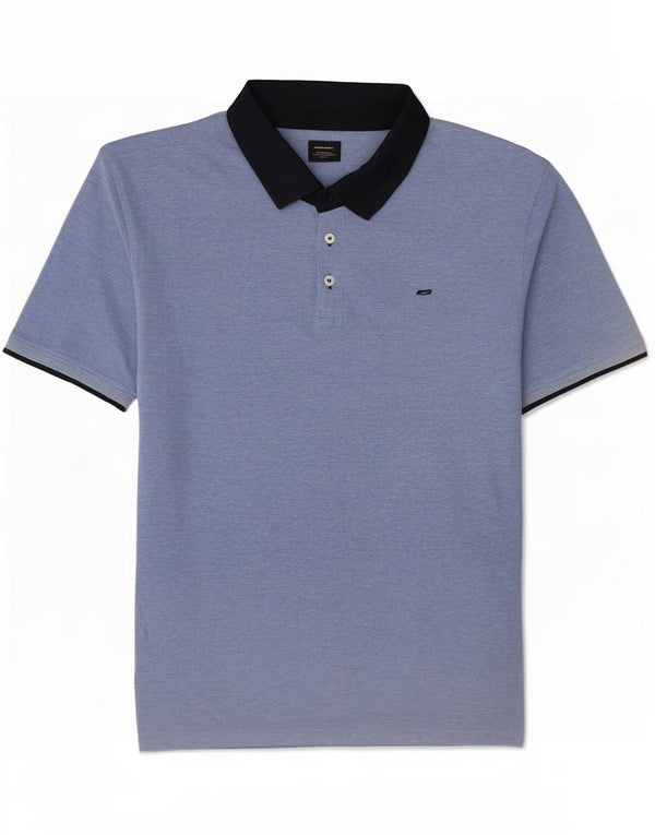 Jack & Jones Polo para hombre 5XL Azul Colorblock