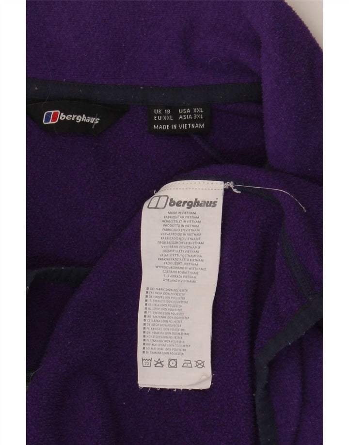 Berghaus Chaqueta Polar Mujer ES 40 XL Poliéster Morado