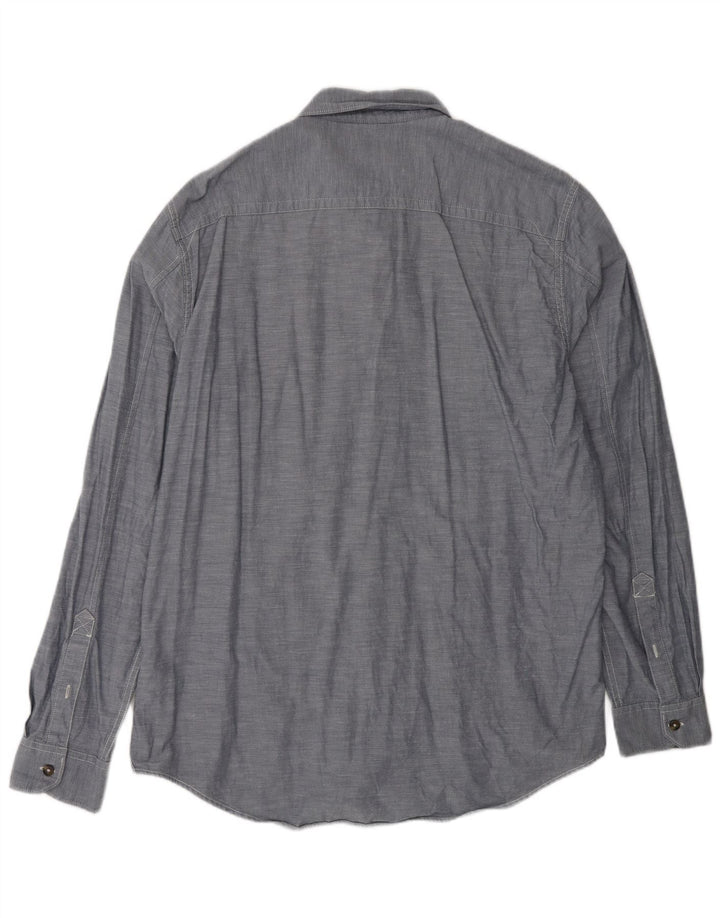 TIMBERLAND Camisa Slim Fit Hombre XL Gris Algodón