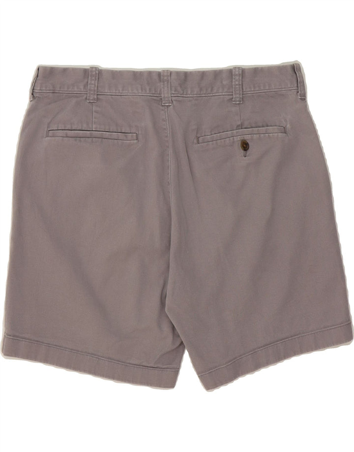 J. CREW Womens Mercantile Flex Chino Shorts W34 Large  Grey Cotton Vintage J. Crew and Second-Hand J. Crew from Messina Hembry 