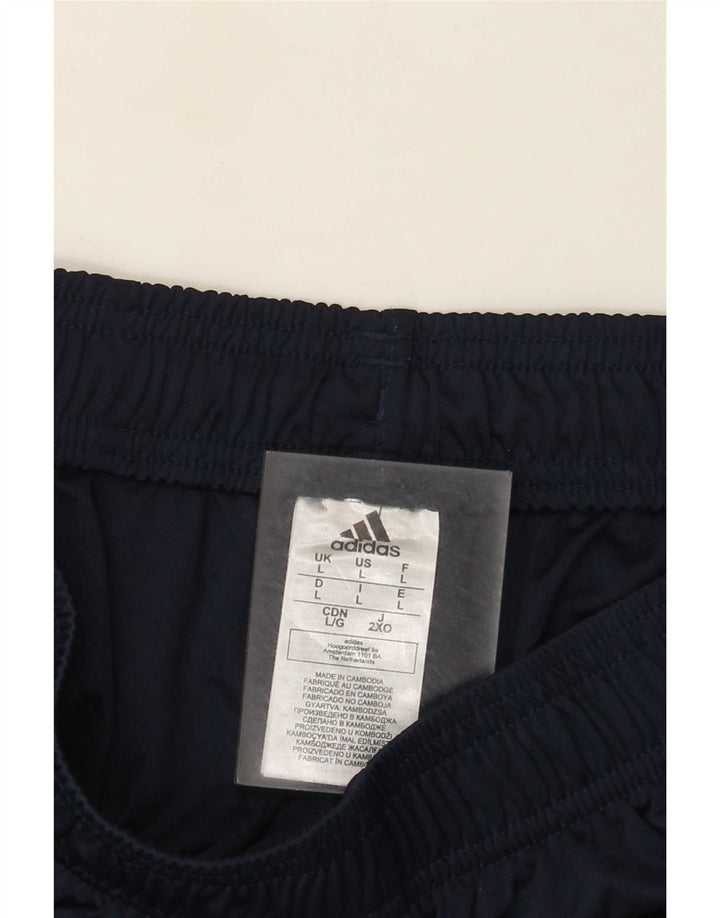Adidas Mens Aeroready Sport Shorts Grande Azul Marino Poliéster