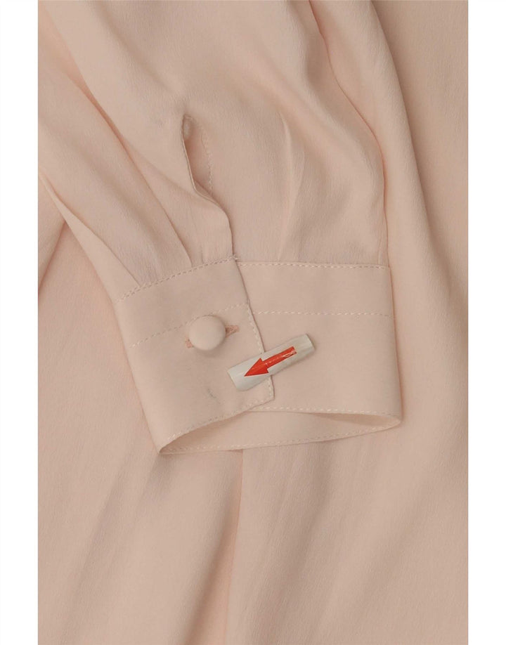 Blusa vintage para mujer IT 42 Acetato rosa medio