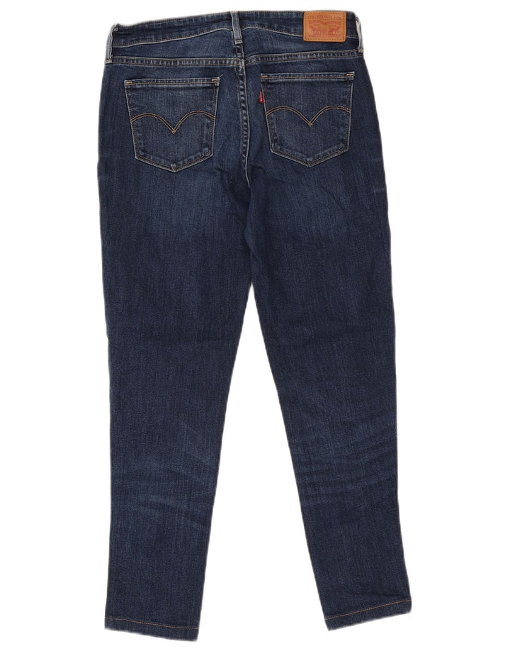 Vaqueros Levi's Mujer 714 Rectos W28 L26 Algodón Azul Marino
