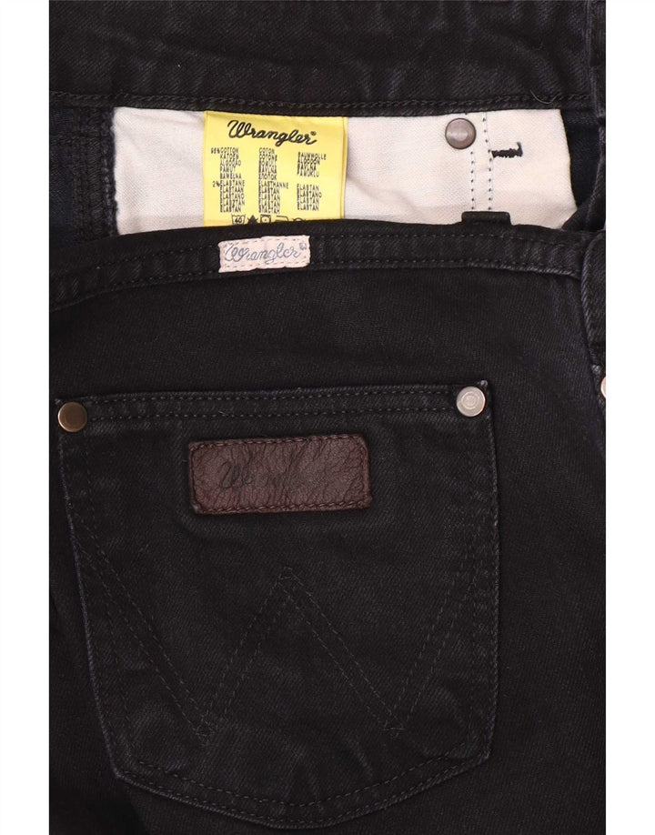 Vaqueros Wrangler Mujer Iris Rectos W30 L30 Algodón Negro