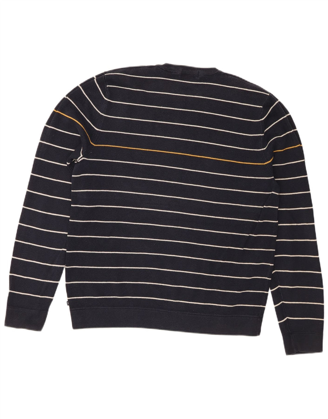 Marks & Spencer Jersey de cuello redondo azul Harbor para hombre Azul marino mediano