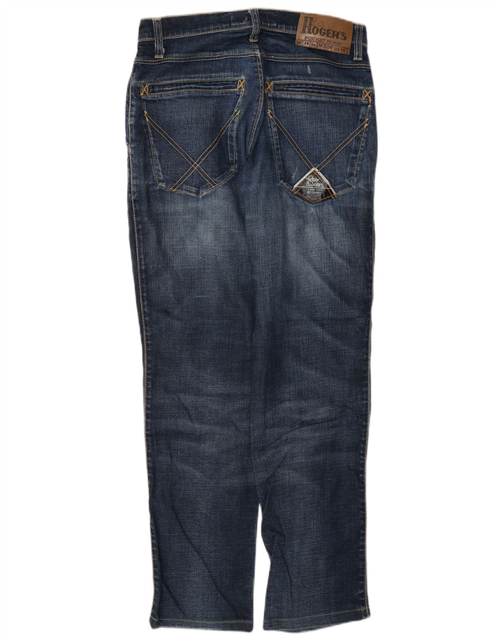 Roy Rogers Vaqueros ajustados para mujer W29 L30 Algodón azul