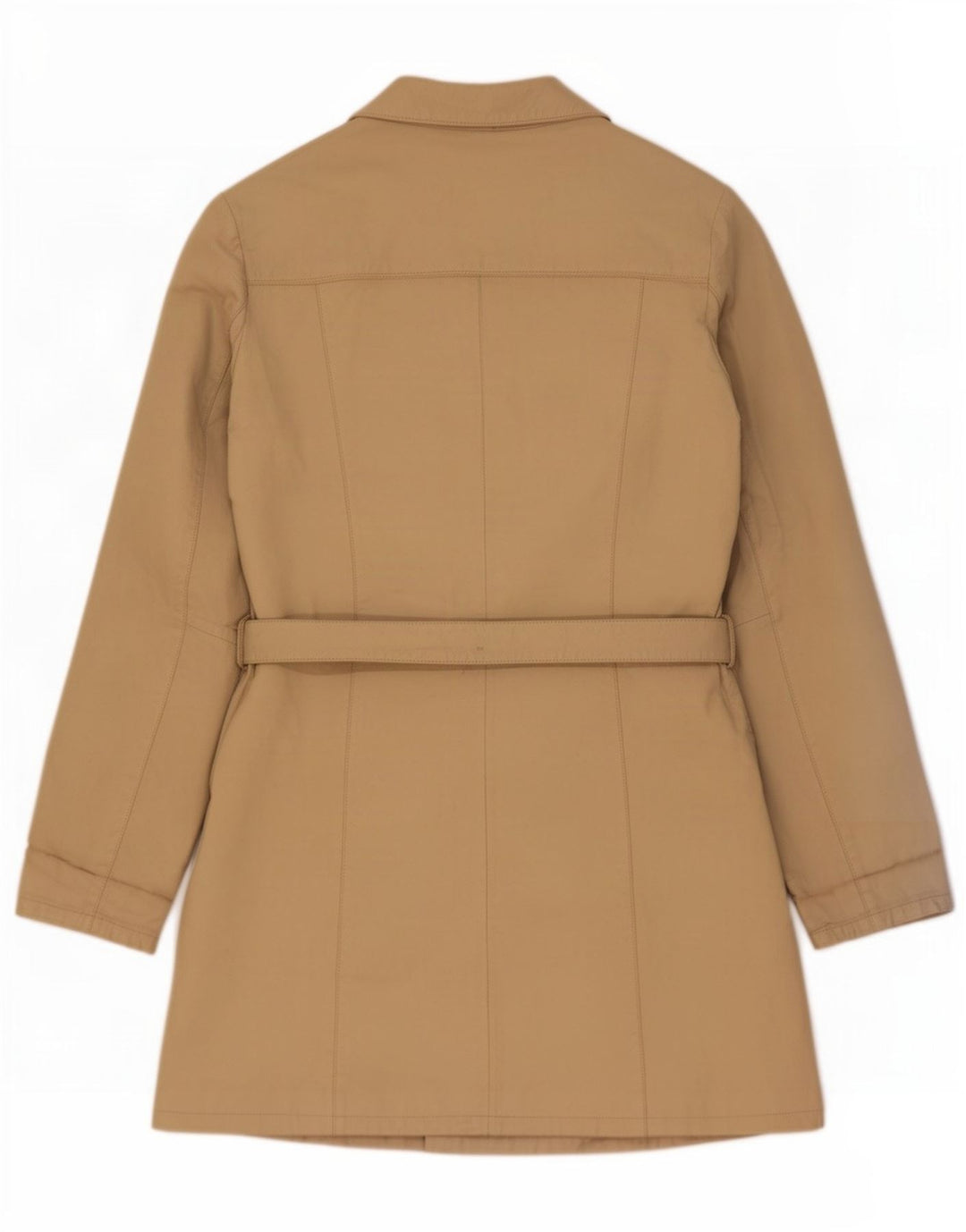 Conbipel Abrigo de cuero para mujer IT 46 Large Beige