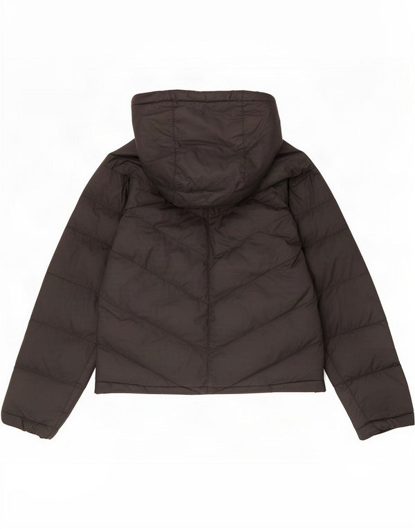Chaqueta acolchada con capucha Nike para niños 10-11 años Mediana Poliéster negro