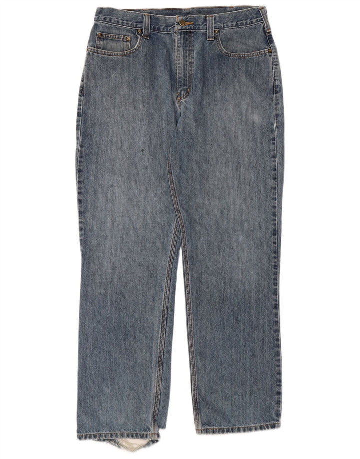 Vaqueros Carhartt Hombre Rectos W36 L32 Algodón Azul