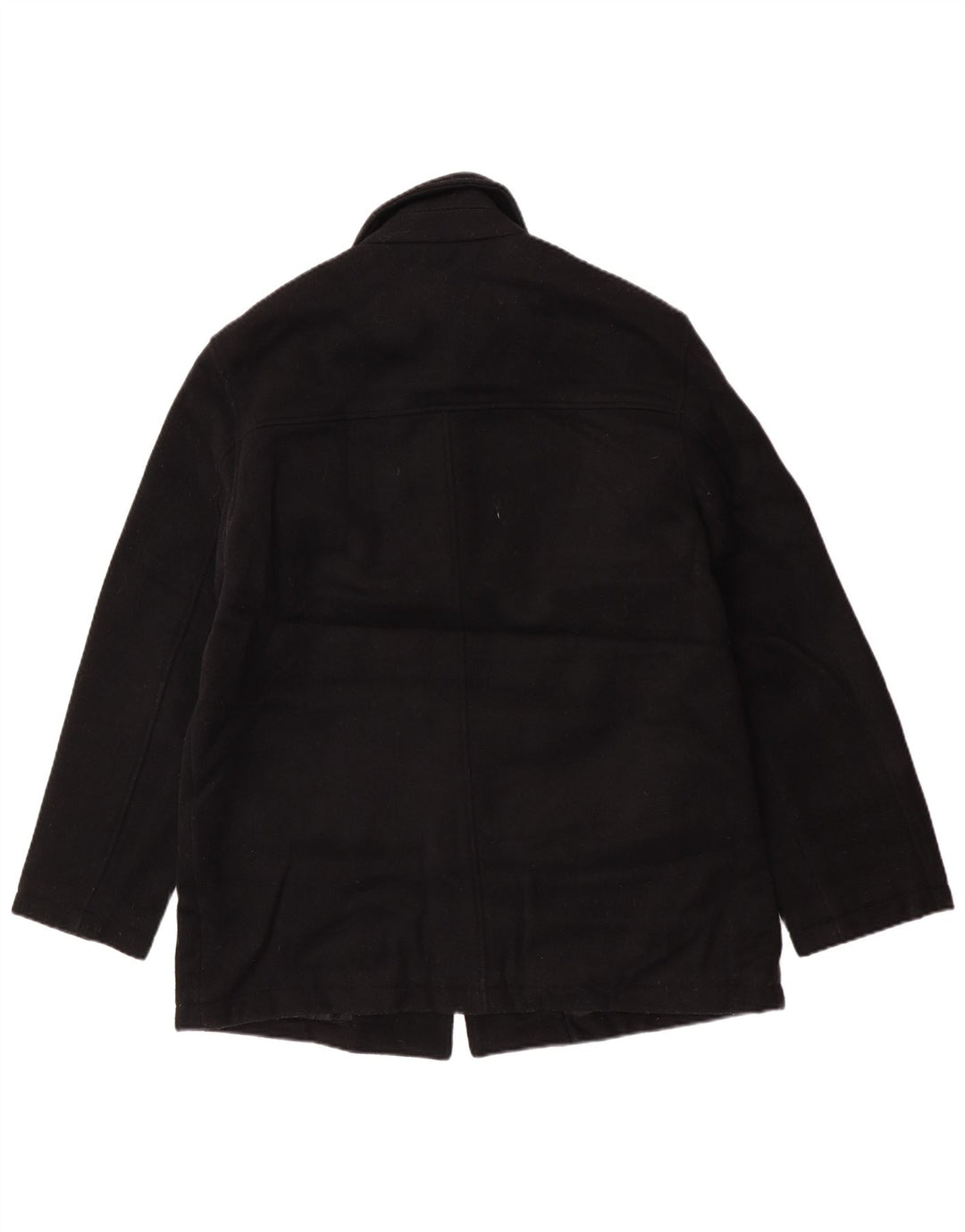 J. Crew Abrigo para hombre UK 40 Grande Lana negra