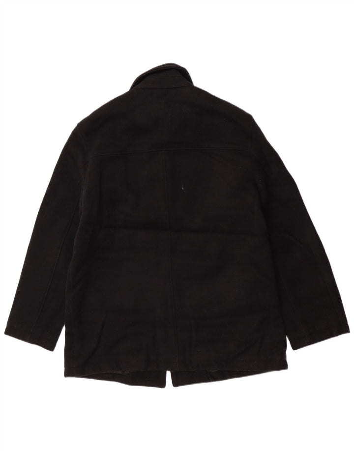 J. Crew Abrigo para hombre UK 40 Grande Lana negra