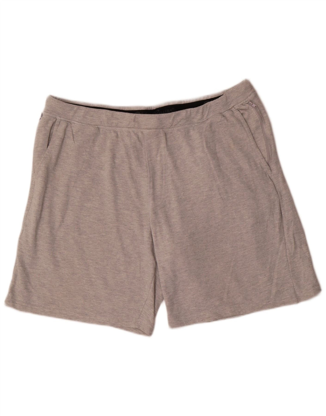 Eddie Bauer Pantalones cortos deportivos para hombre XL Gris Algodón