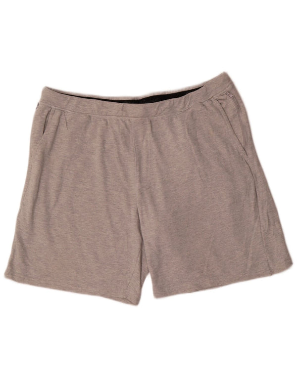 Eddie Bauer Pantalones cortos deportivos para hombre XL Gris Algodón