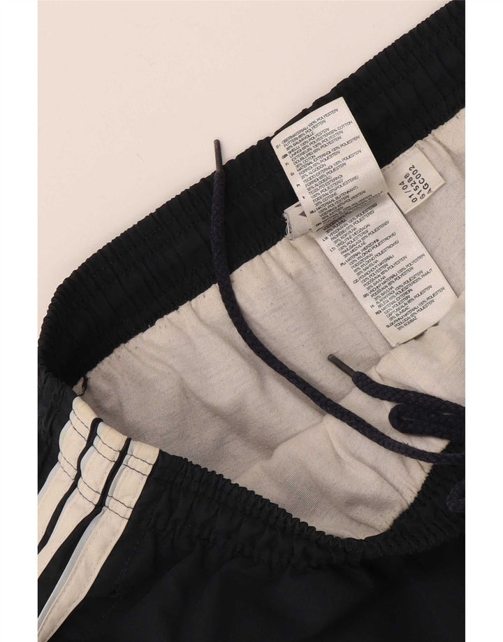 Adidas Mens Bermuda Sport Shorts Pequeño Negro Poliéster