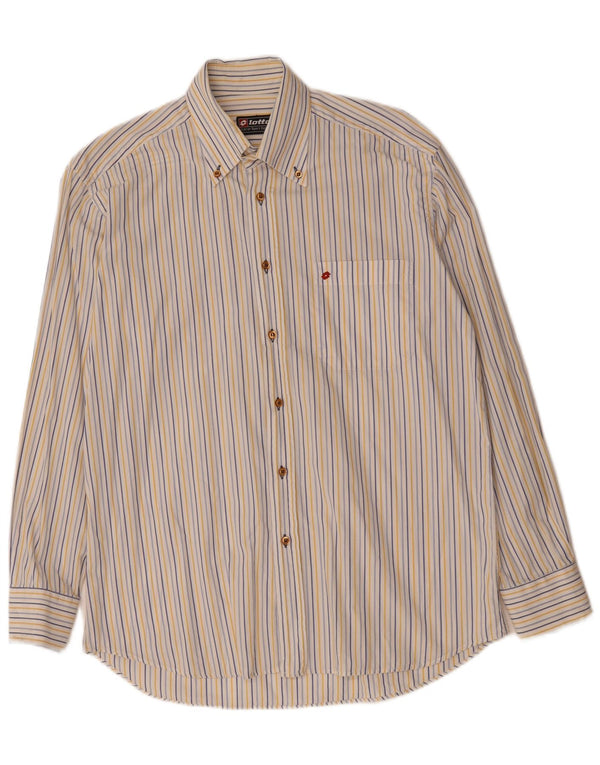 Camisa Lotto Hombre Mediana Rayas Blancas