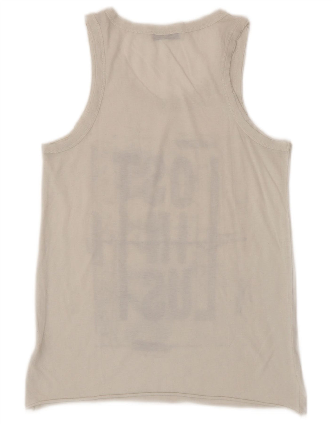 DIESEL Top sin mangas gráfico para mujer UK 10 Small White