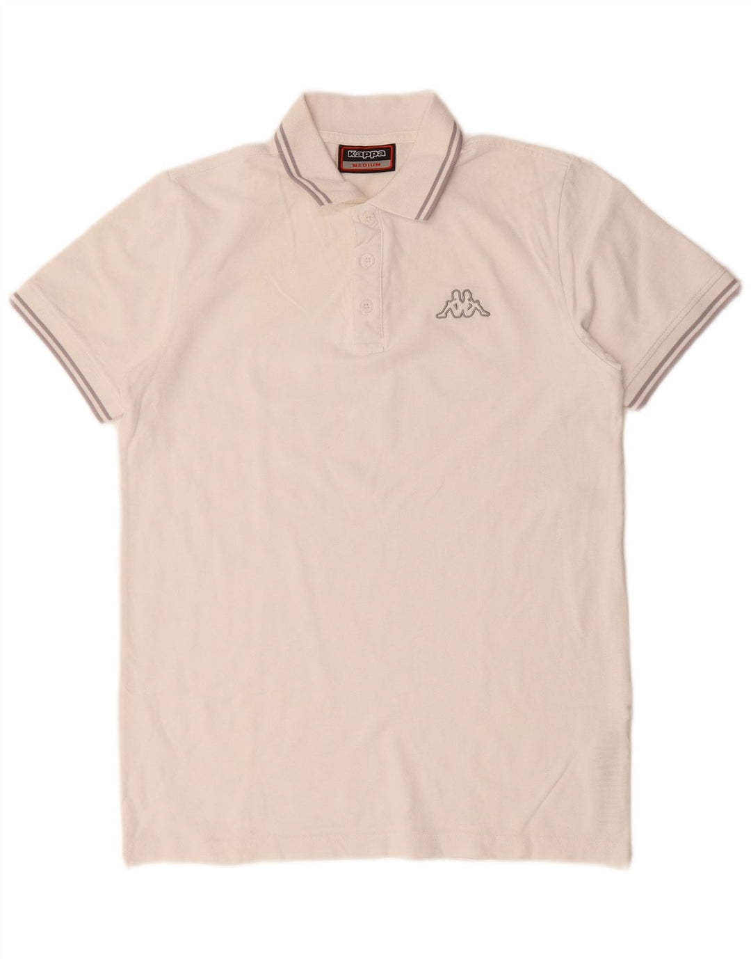 KAPPA Polo Hombre Algodón Blanco Mediano