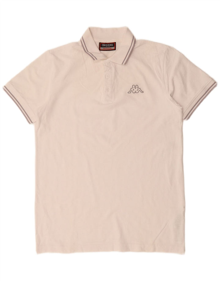 KAPPA Polo Hombre Algodón Blanco Mediano