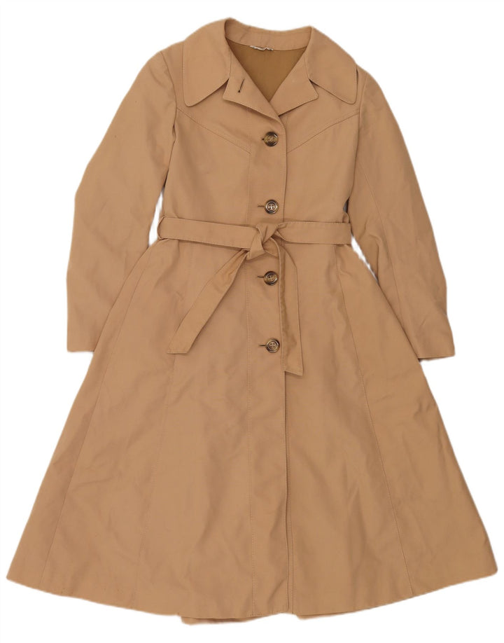 Confezioni Di Lusso Gabardina para mujer UK 42 Poliéster beige medio