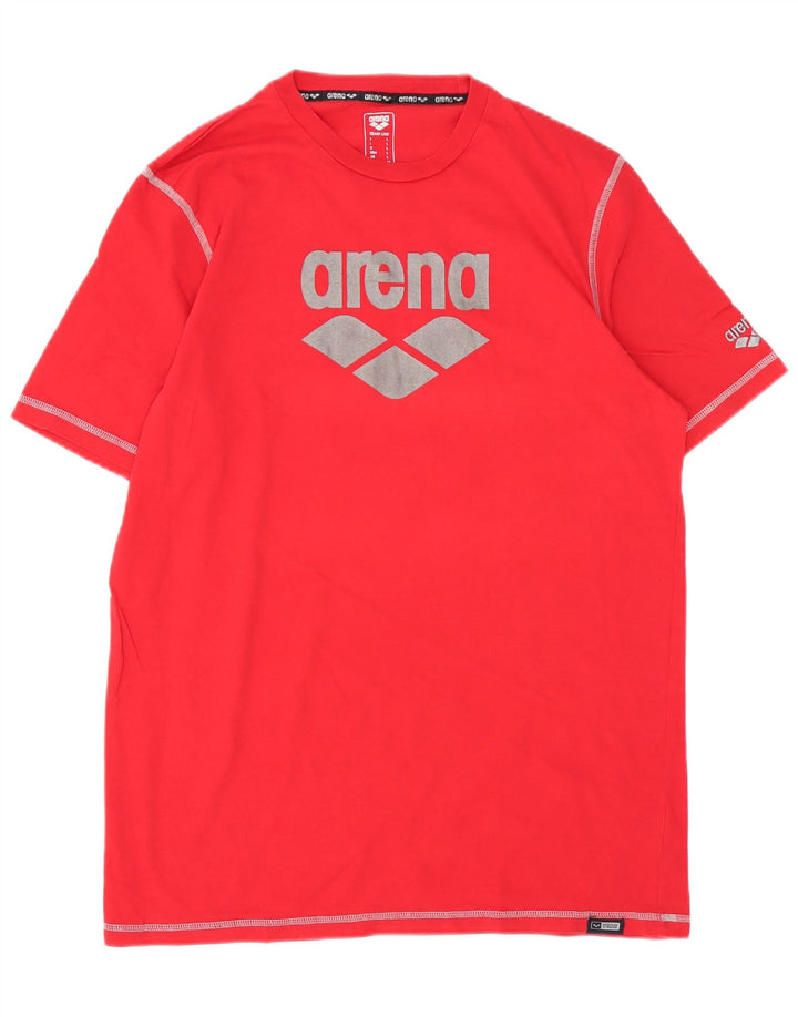 Arena - Camiseta gráfica para hombre, talla grande, algodón rojo