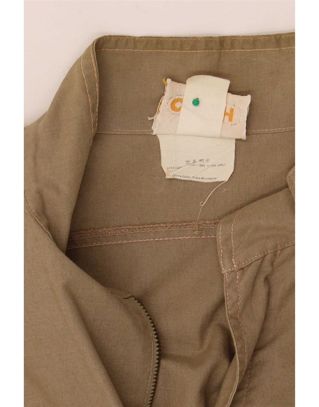Chaqueta utilitaria vintage para hombre EU 48 Algodón caqui medio