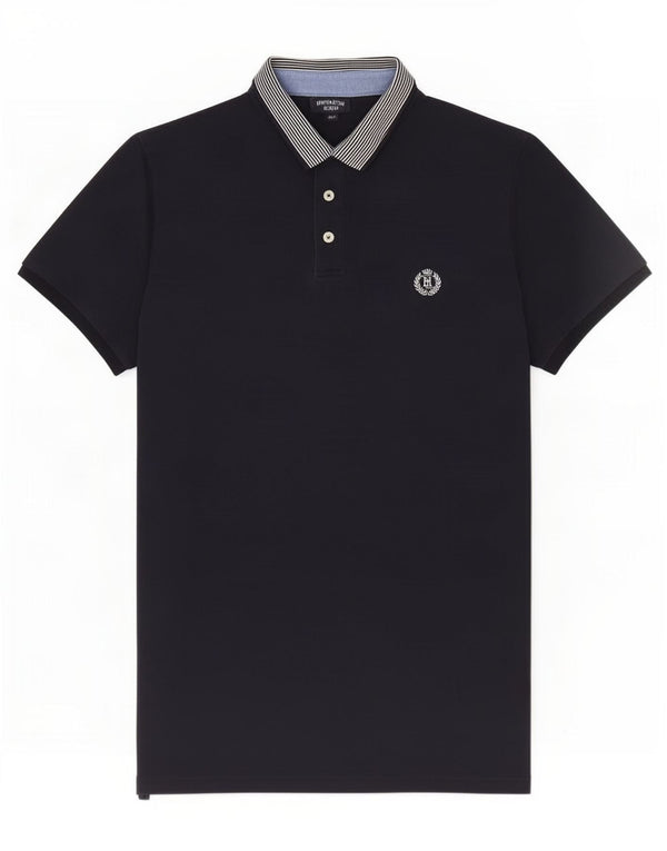Henri Lloyd Polo ajustado para hombre Algodón azul marino grande