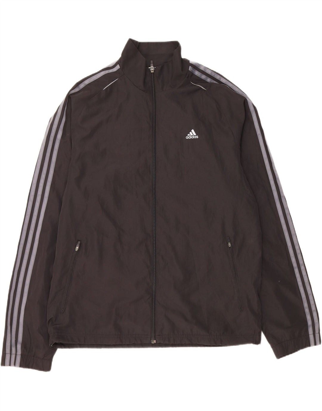 ADIDAS Mens Climacool Chándal Top Chaqueta Grande Poliéster Negro