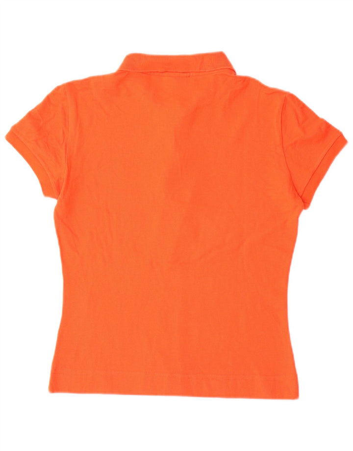 Polo Lacoste Mujer Talla 40 Algodón Naranja Mediano