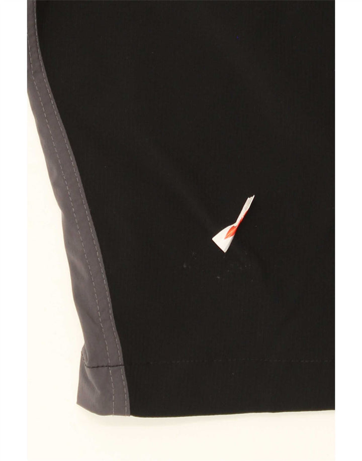 Karpos Pantalones cortos de senderismo con gráficos para hombre, talla grande, W34, poliéster con bloques de color gris