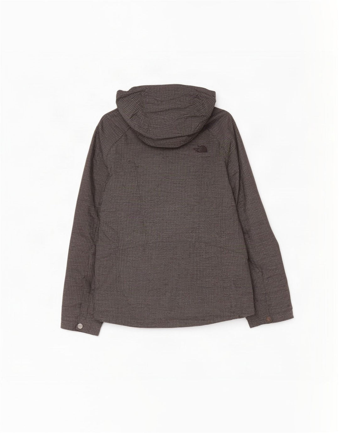 Chaqueta impermeable con capucha para mujer The North Face UK 44 Nylon gris medio
