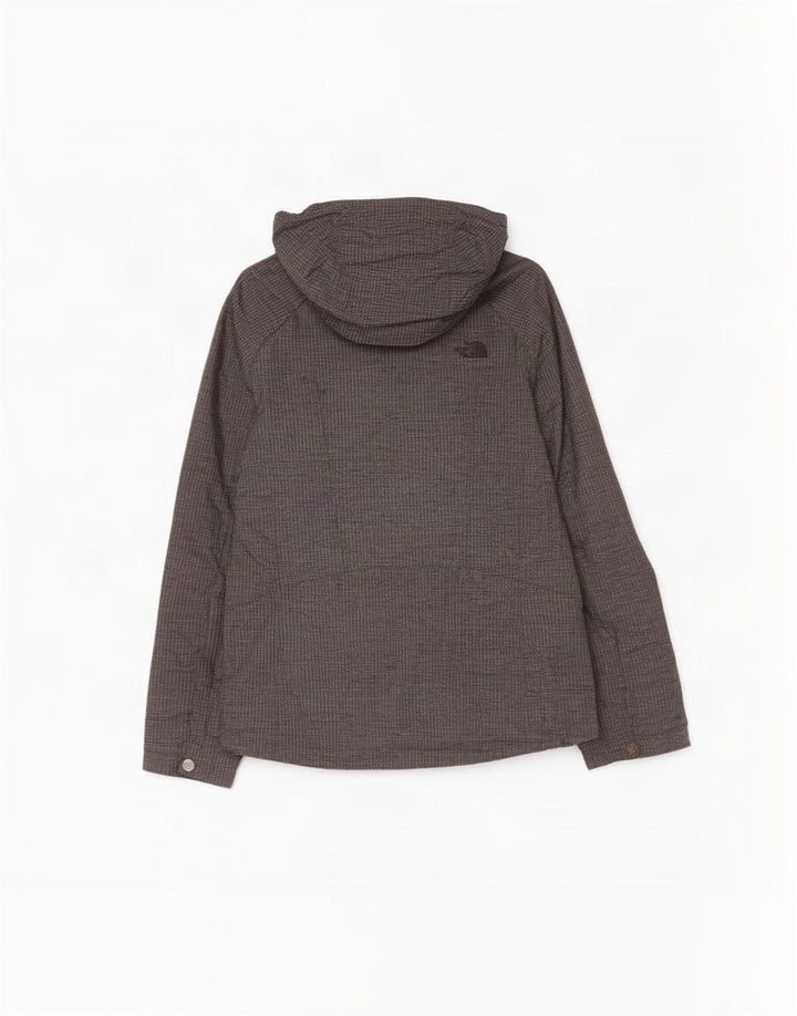 Chaqueta impermeable con capucha para mujer The North Face UK 44 Nylon gris medio