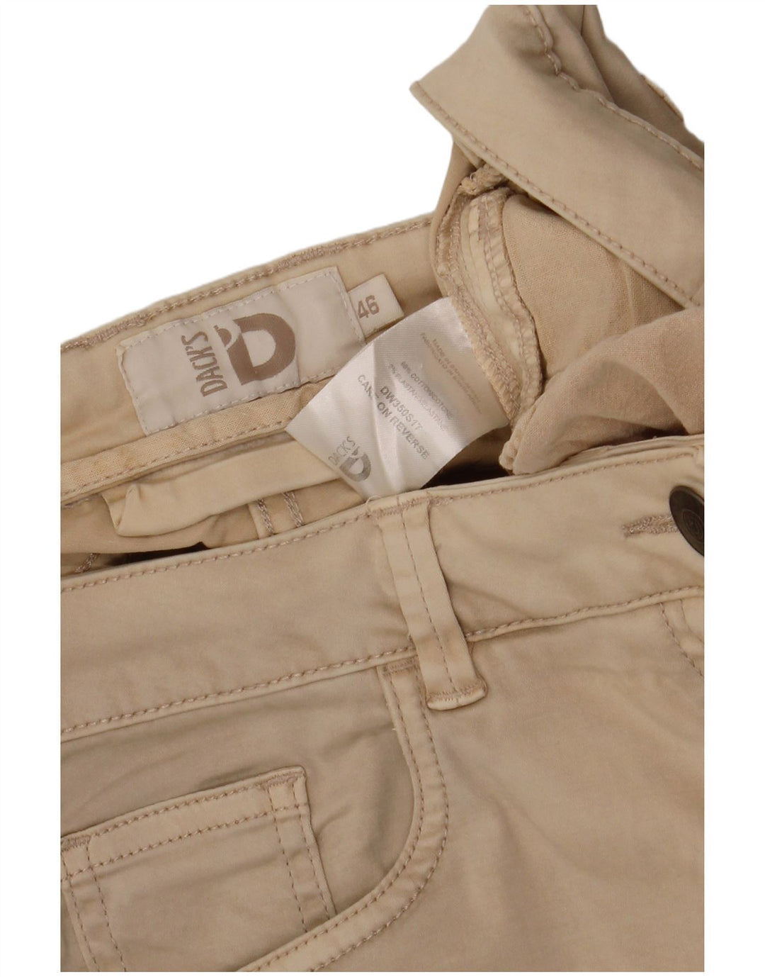 DACK'S Pantalones cortos casuales para mujer IT 46 Large W32 Algodón beige